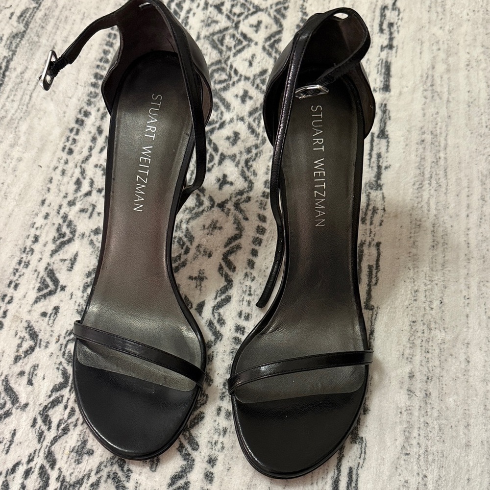 Stuart Weitzman Sleek Black Heels